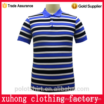 slim fit most popular soft short sleeve strip polo tshirts